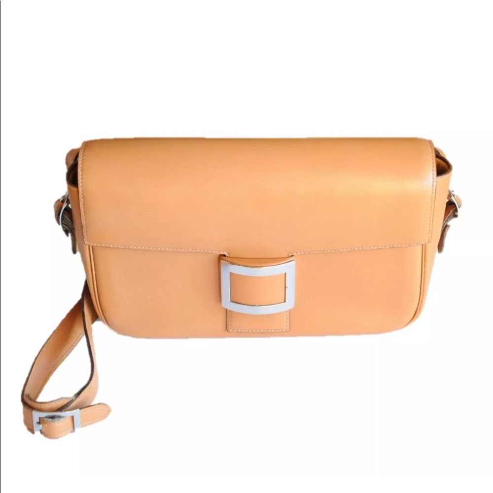HERMÈS TAN FLAP BAG